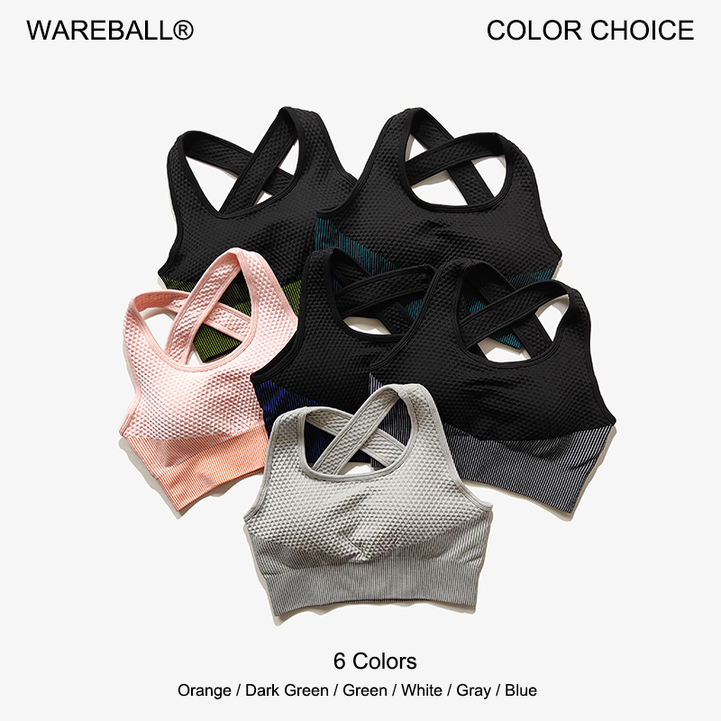 Sports Bra Racerback - بوربال-حمالة صدر رياضية مثيرة مبطنة من