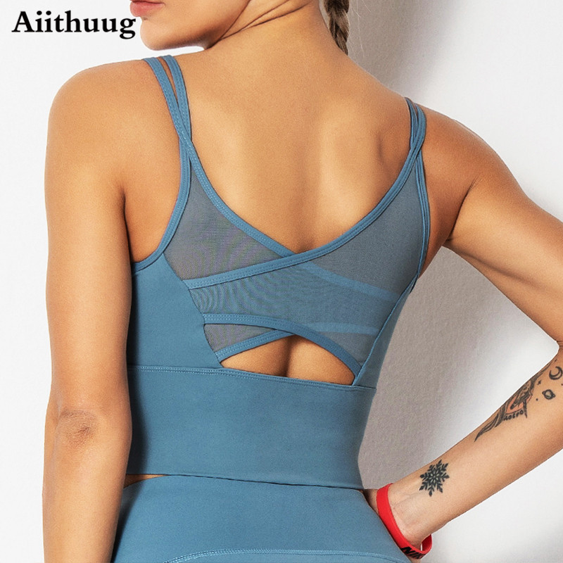 Sports Bra Racerback - Aiithuug صدريّة ممارسة اليوغا اللياقة البدنية