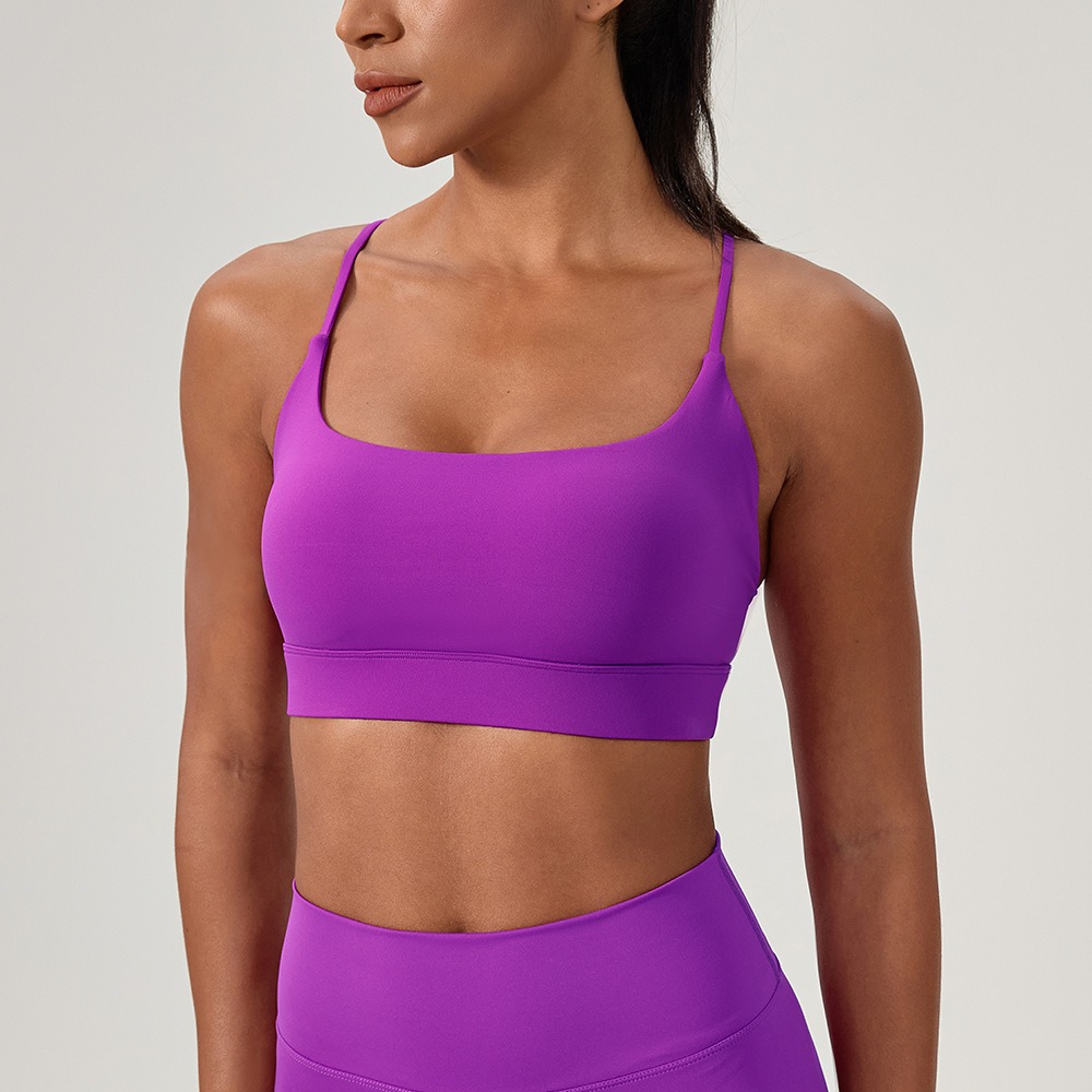 Sports Bra Racerback - حمالة صدر لليوجا مثيرة للنساء بحزام