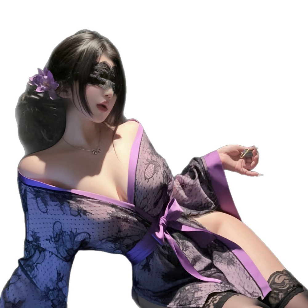 ملابس نوم نسائية مثيرة، فستان  - مراجعة Lace Bralette Set وسعره