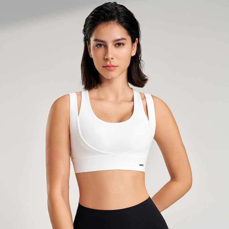 القمم الرياضية النسائية الصالة - مراجعة Sports Bra Racerback وسعره