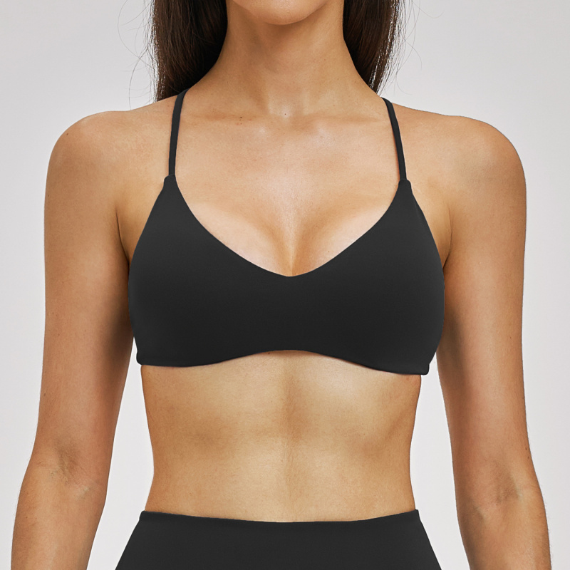 حمالة صدر رياضية نسائية بدون ظ - مراجعة Sports Bra Racerback وسعره