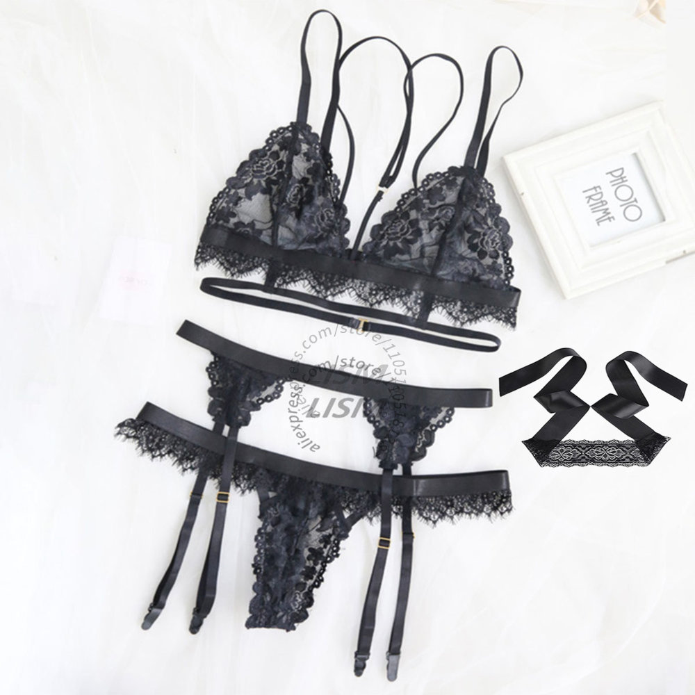 طقم ملابس داخلية نسائية من LIS - مراجعة Lace Bralette Set وسعره