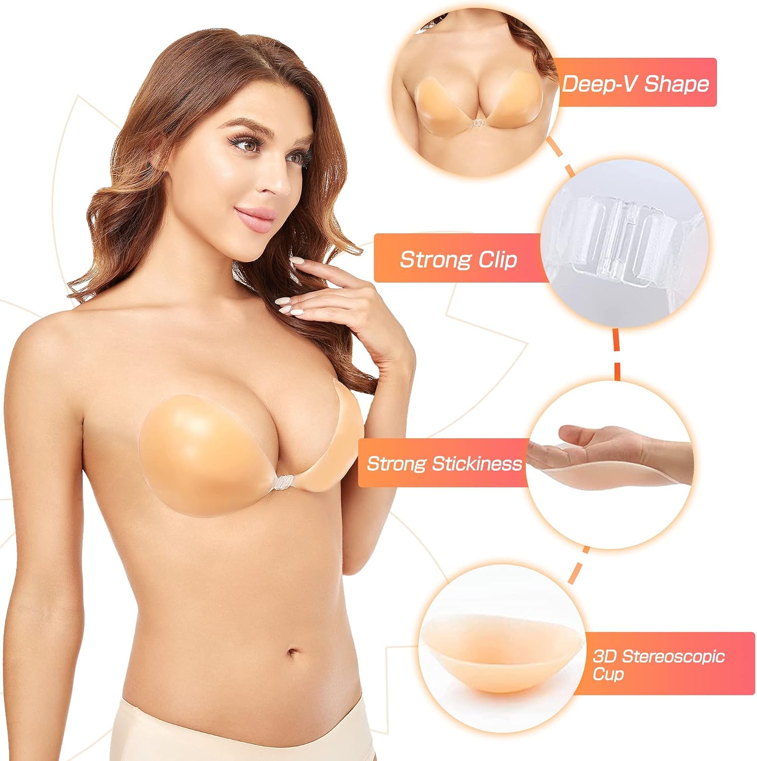حمالة صدر سيليكونية صلبة بدون  - مراجعة Backless Bra Sticky وسعره