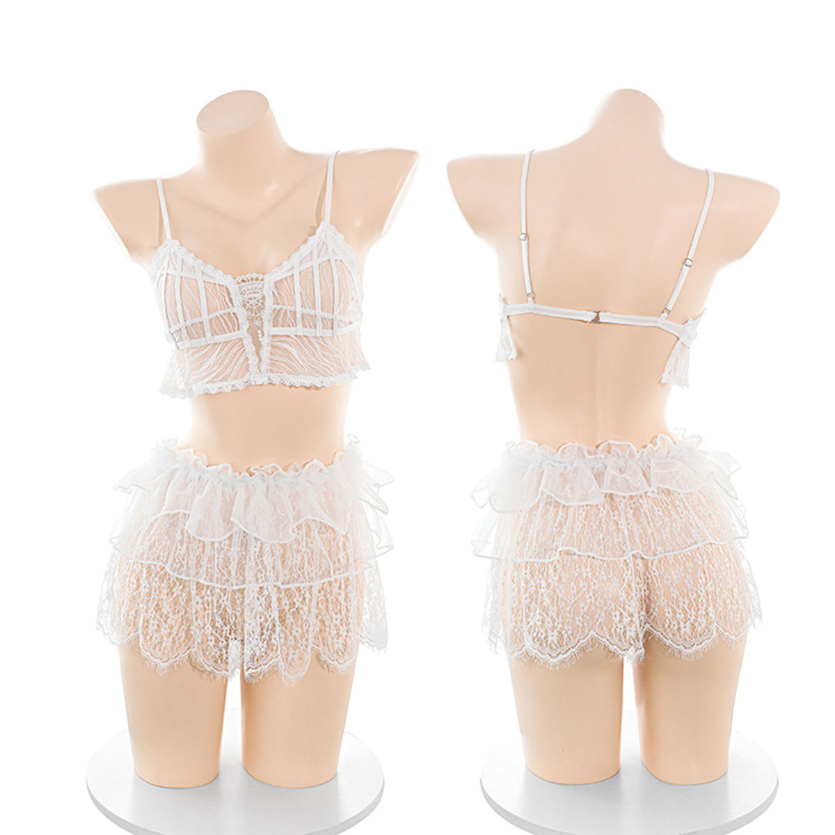 مجموعة ملابس داخلية نسائية من  - مراجعة Lace Bralette Set وسعره
