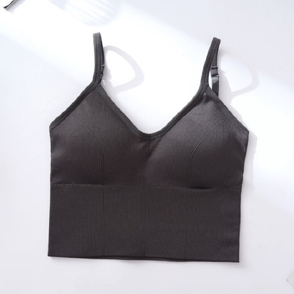 1 قطعة حمالة صدر لاسلكية بدون  - مراجعة Sports Bra Racerback وسعره