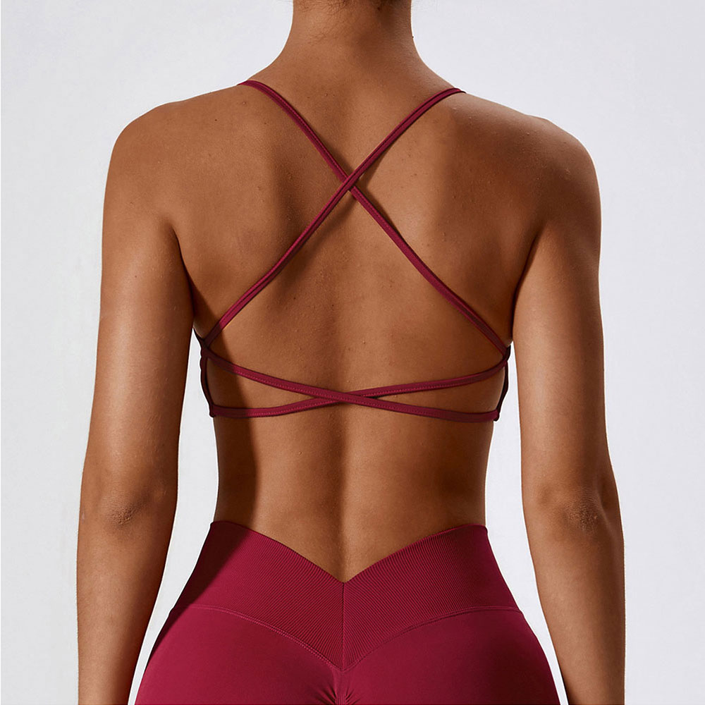 حمالة صدر رياضية بحمالات متقاط - مراجعة Sports Bra Racerback وسعره